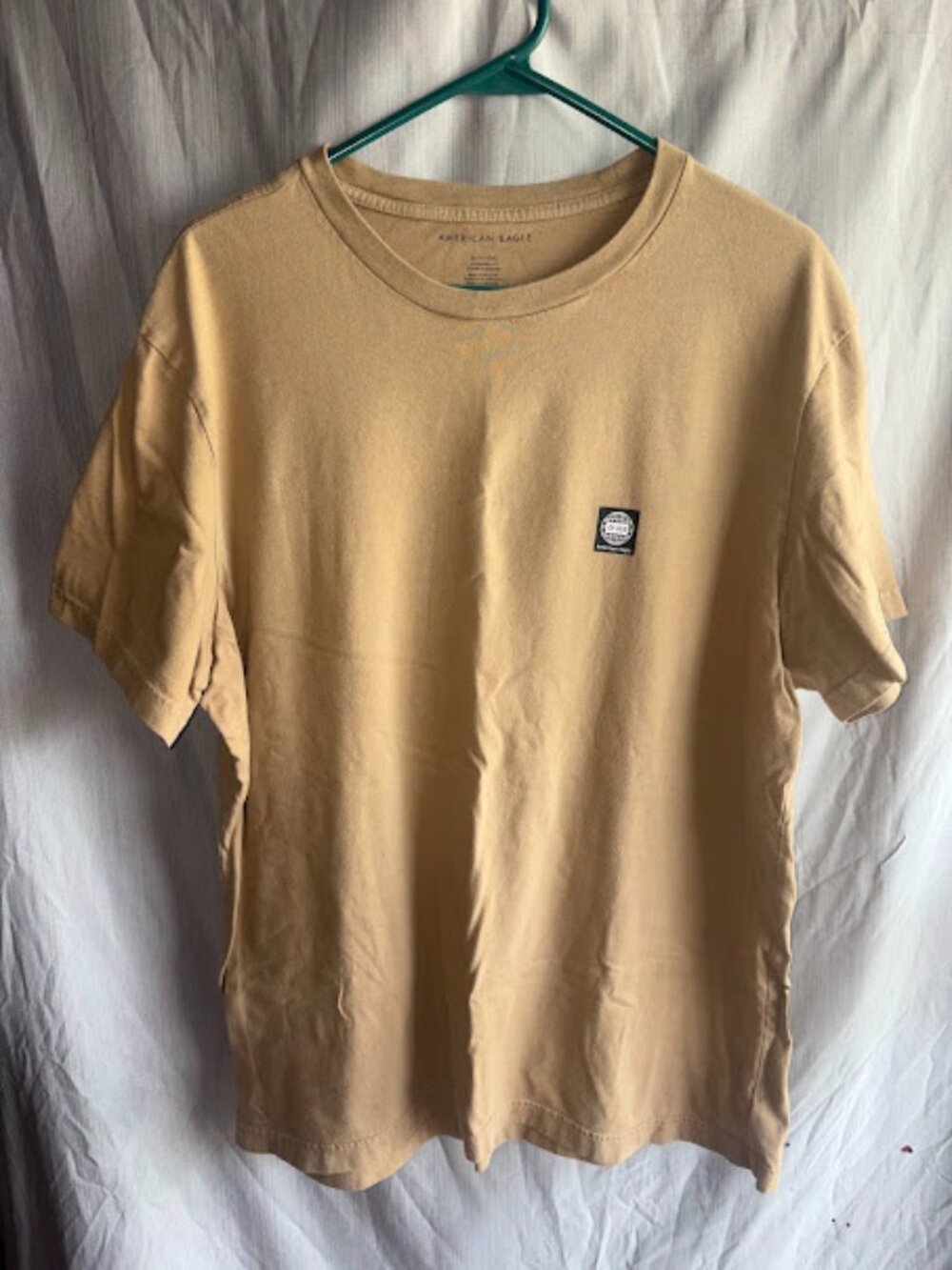 Men's American Eagle USA T-Shirt Size XL - Dark Tan Color